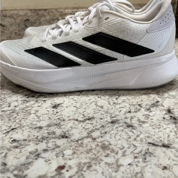 adidas White and Black Athletic Shoes - Picture 3 of 5